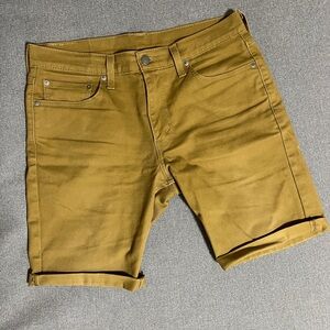 Levi's Tan Jean Shorts Cut-Off Style - Size 32
